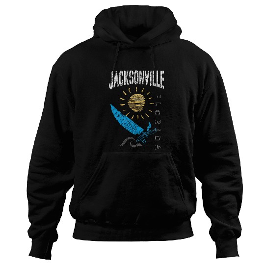 Jacksonville Florida Souvenir Sailing Beach FL Hoodies