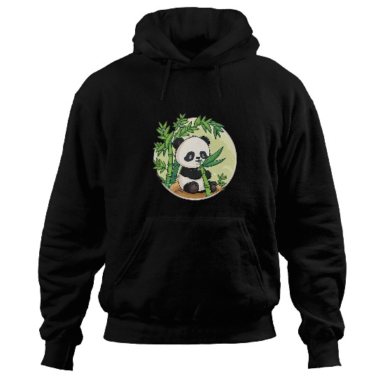 Panda Pet Bamboo Fest Kawaii Panda Celebration in Bamboo Forest China Hoodies