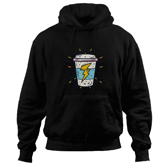 Coffee Fun Depression Awareness Coffee Cup With Lightning Hoodies