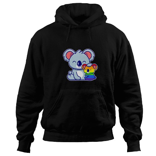 Koala Pet Bear Gay Lesbian LGBT Flag Pride Month Kawaii Hoodies