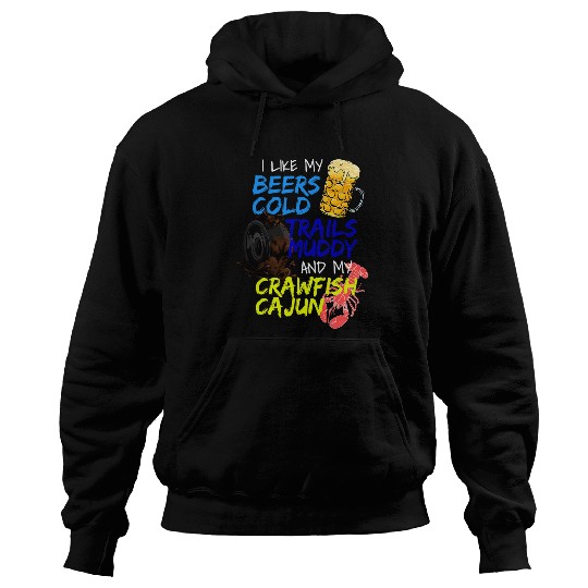 Beer Fun Cajun Crawfish Boil Quad Bike ATV Mudding Hoodies
