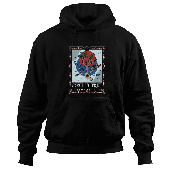 Joshua Tree National Park Tarot Card Nature Lover Exploring Hoodies