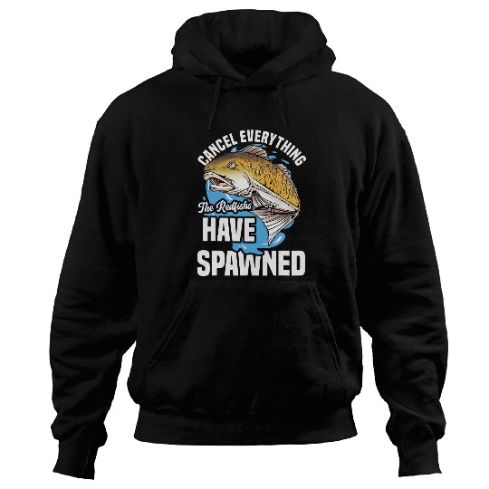 Redfish Fisher Spot Rod Redfish Fishing Redfish Fisherman Hoodies