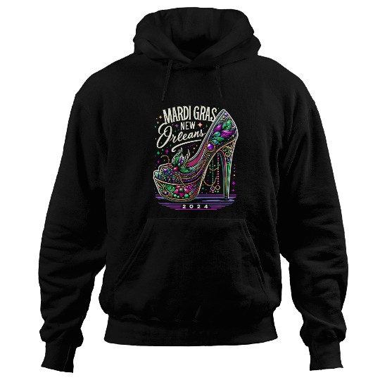 Mardi Gras 2024 Women Girl New Orleans Matching Girls Hoodies