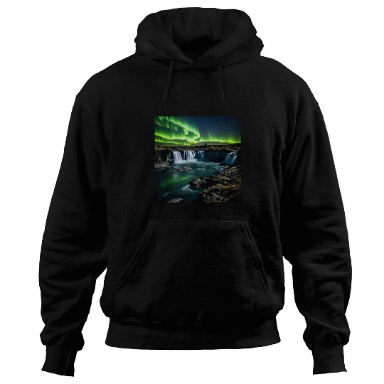 Idaho Family Vacay Hiking Camping Northern Lights Hoodies