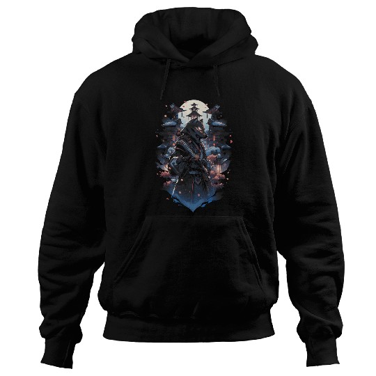 Samurai Japan Fantasy Manga Katana Geisha 3 Hoodies