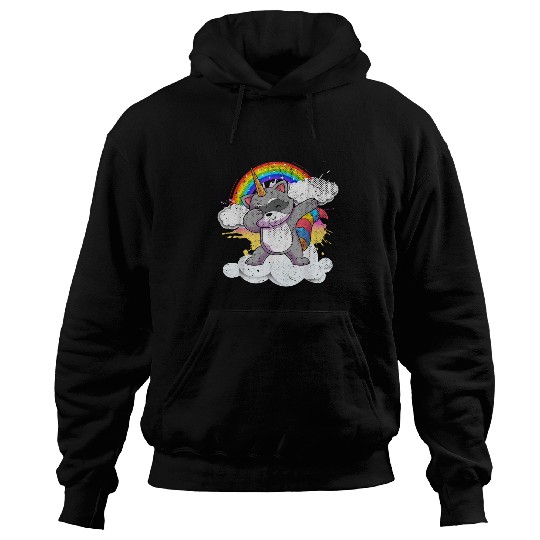 Raccoon Pet Raccoonicorn Trash Panda Funny Dabbings Racoon Unicorns 3 Hoodies