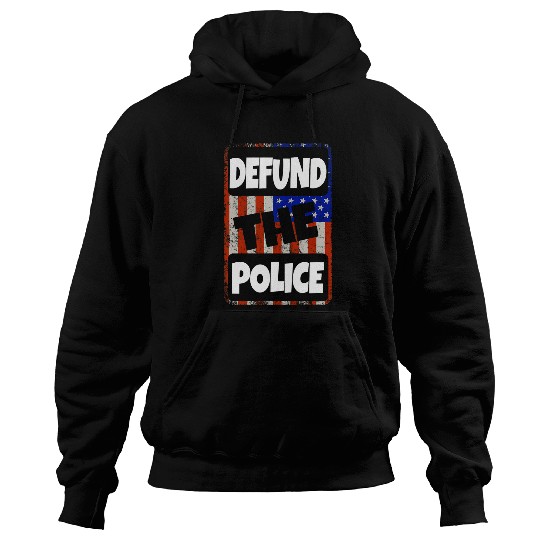 Police Job Defund The Police vintages American Flag 1 Hoodies
