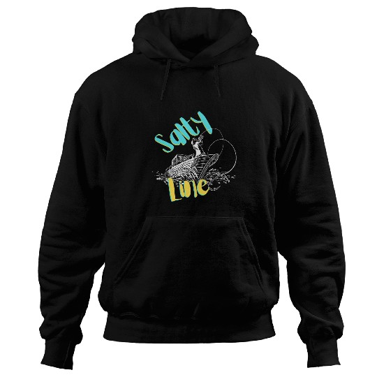 Salty Line fishing ocean boat pole hook big outdoor nets Hoodies