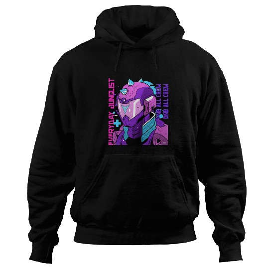 Drums Drummer Junglist EDM Drum And Bass Liquid DnB Dubstep Drums Hoodies