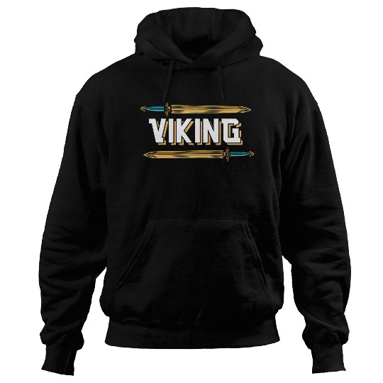 Viking swords Nordic Warriors Valhalla Hoodies