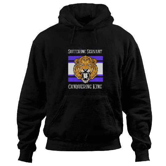 Lion Pet Yeshua HaMashiach Servant and King Lion Hoodies