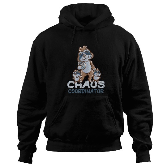 Sloth Pet Mom Chaos Coordinator Mommy Mama Family Mother s Day Hoodies