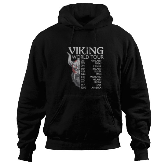 Viking Tour Viking Warriors Scandinavian Viking Warrior Hoodies