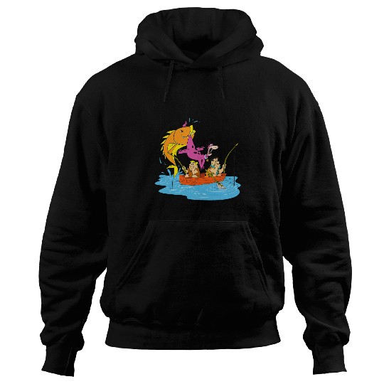 The Flintstones Gone Fishing Hoodies