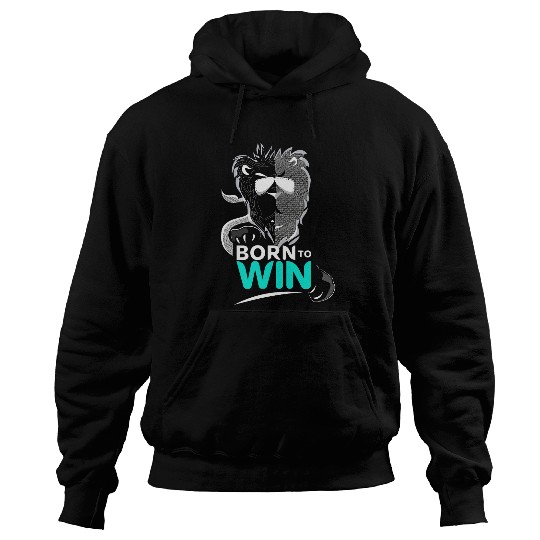 Lion Pet Born to win Lion character casual tees for men and women Hoodies
