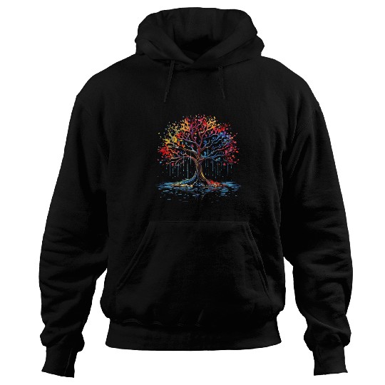 Tree Of Life Viking Sacred Geometry Celtic Norse Zen 47 Hoodies