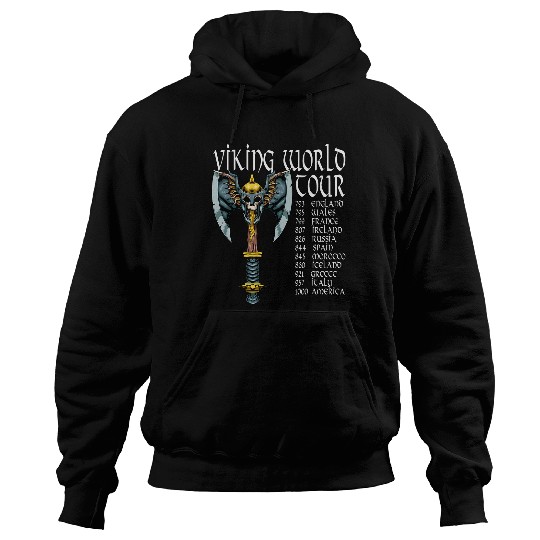 Viking Tour Vikings Valhalla Odin for a Men and Women 4 Hoodies