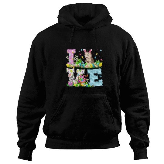 Hedgehog Pet Easter Egg Hunt Funny Love Hedgehog Easter Sunday Hoodies