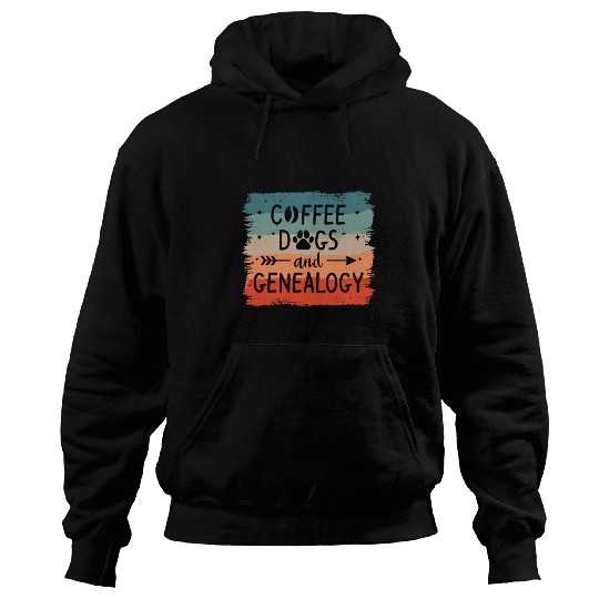 Coffee Fun Dogs And Genealogy Genealogist Genealogists 2 Hoodies