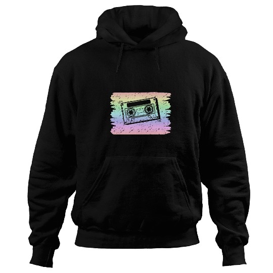 80s Cassette Tape 1980s Retro vintages Throwback Music 24 Hoodies