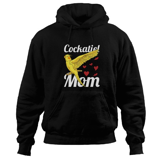 Cockatiel Mom Parrot Bird Animal Birdwatching Cockatiel Hoodies