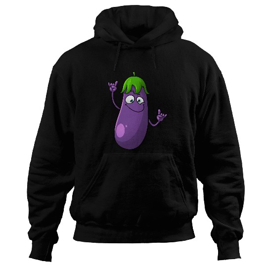 Lacrosse Gift Funny Eggplant Designs For Men Women Fruit Vegetable 21 Hoodies