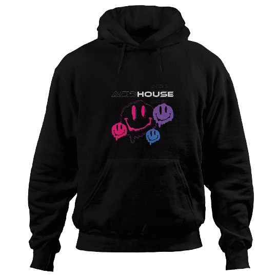 Acid House Music Rave Culture Old Skool Techno Hoodies