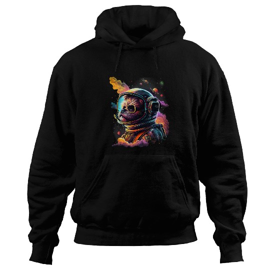 Astronauts Brussels Griffon dog Space Galaxy 1 Hoodies