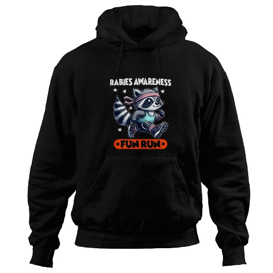 Rabies Awareness Fun Run Raccoon Edition Hoodies