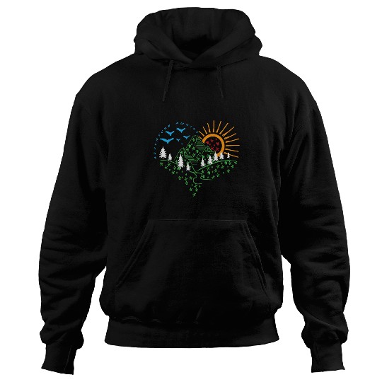 Adventure Awaits Women Wanderlust Nature Hiking Camping Hoodies