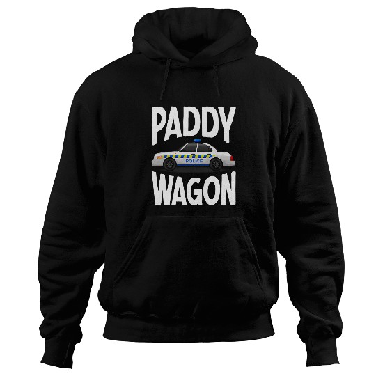 St Patricks Day s Paddy Wagon Police Car Bar Crawl Hoodies