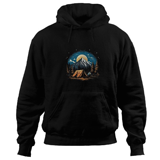 vintages Camping Nature Outdoors Wilderness Wanderlust 203 Hoodies