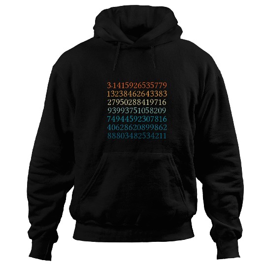 Funny Pi Day 14th March vintages Retro Greek Math Gift Hoodies