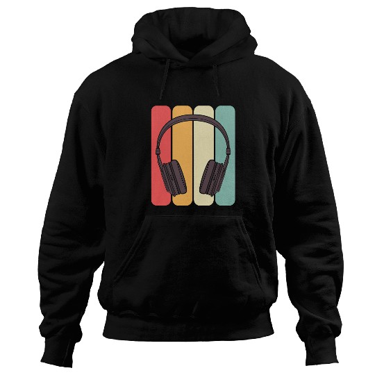 1990s Music Lover Musician 90s Retro Headphones Hoodies