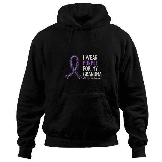 I Wear Purple For My Grandma   Fibromyalgia Awareness Hoodies