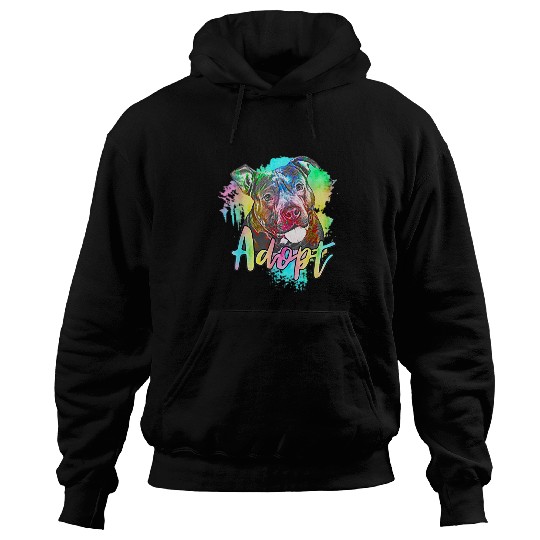 Pitbull Rescue Dog Adopt Dont Shop Save Pitbulls Hoodies