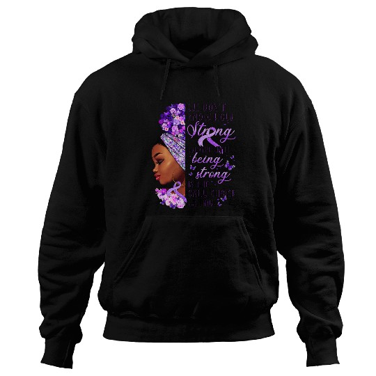Black Queen Epilepsy Awareness Warrior Ribbon Hoodies