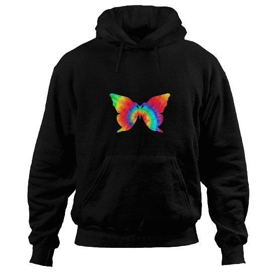 Colourful batik butterfly Hoodies