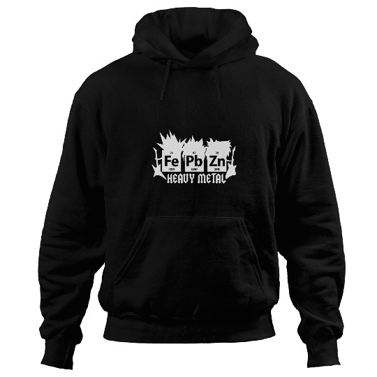 Heavy Metal Chemistry Rock Roll Band Musician Rock Concert Hoodies