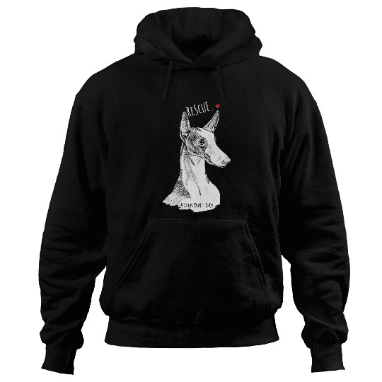 Adopt Dont Shop Italian Greyhound Rescue dogs Iggy Mom Dad Hoodies
