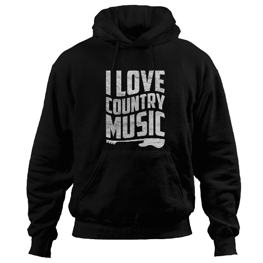 I Love Country Music 4 Hoodies