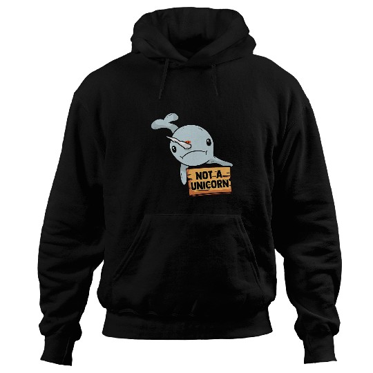 Grumpy Narwhal Hilarious Saying For Unicorns Squishy Lover Hoodies