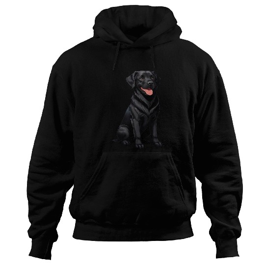 Black Lab Black Labrador Retriever Puppy Dog Mom Animal Hoodies