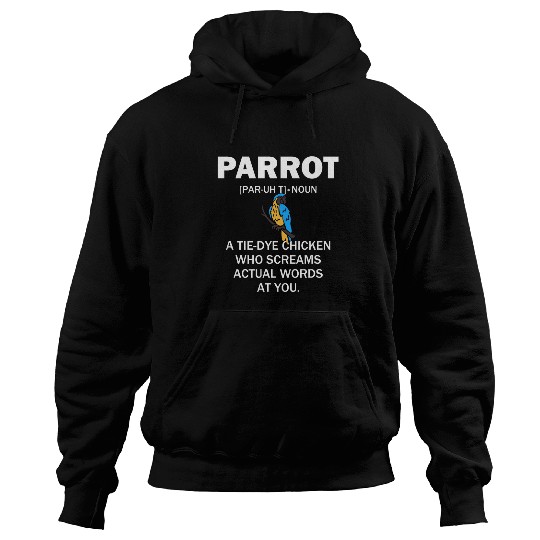 Funny Pet Parrot Definition Macaw Hoodies