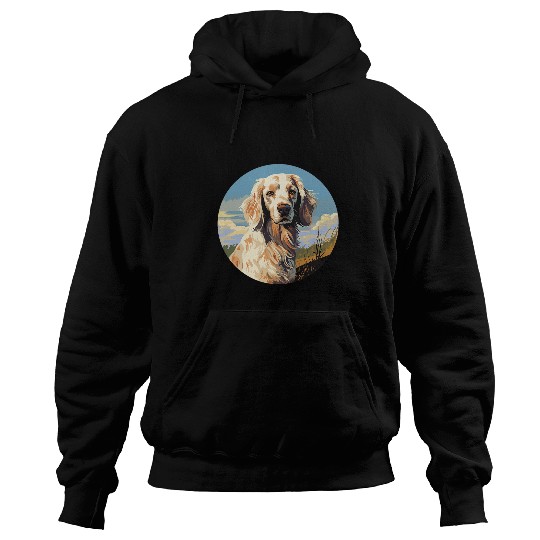 English Setter Dog Cute Dog Breed Dog Design Funny Hoodies