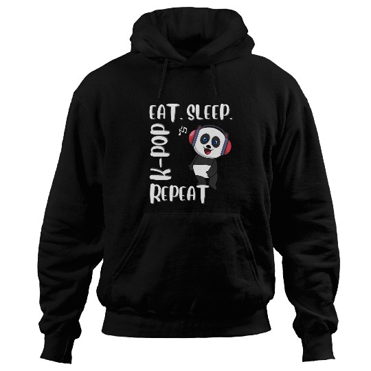 Eat  Sleep  K Pop  Repeat  Korean Music Hoodies