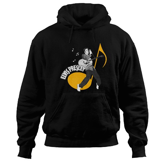 Elvis Presley Official Music Note Hoodies