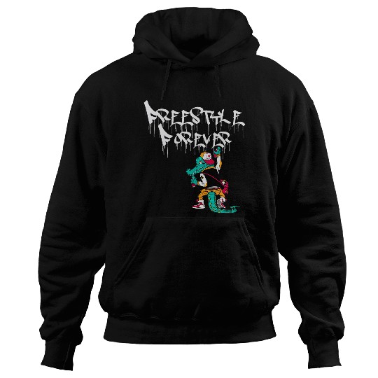 Freestyle Forever Graffiti Gator 80s Music Hoodies