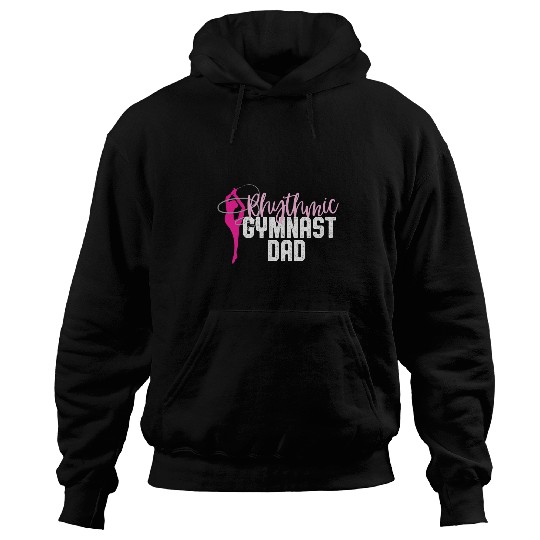 Cute Rhythmic Gymnast Dad Design Gymnastics Hoodies